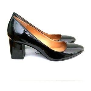 Calvin Klein patent leather pumps